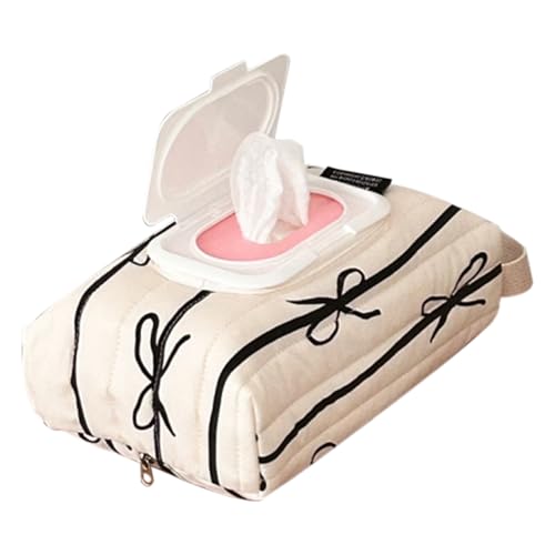 Dispensador de toallitas húmedas - Contenedor para guardar toallitas húmedas para bebés - Bolsa organizadora de almacenamiento recargable para viajes, compras, baño, salón, coche, camping, fiesta