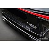 Avisa Protection de seuil arrière inox noir compatible avec Lexus RX V 2022-
