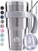 ALBOR 30 Oz Stainless Steel Tumbler 30 Oz Insulated Tumbler With Straw 30oz Stainless Steel Tumbler With Straw 30oz Tumbler With Handle Metal Tumbler With Straw Insulated Cup With Straw