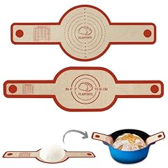 2 Pcs Crimson Oval and Round