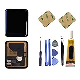 Ogodeal LCD Screen Replacement Repair Kit for Apple Watch Series 1 A1802 and (1st Generation) A1553 Sapphire Crystal Version LCD Screen Digitizer Assembly with Repair Tool Set 38mm