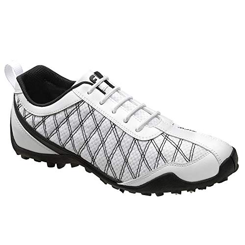 FootJoy Ladies Summer Series Golf Shoes 98951 White/Black Women 8 Medium