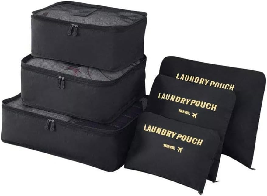 Kit Organizador de Mala 6 Peças