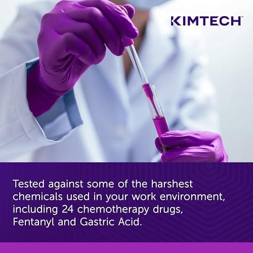 Image of Kimtech Polaris Nitrile Exam Gloves (62772), 5.9 Mil, Ambidextrous, 9.5 inch, M, 100 Nitrile Gloves /Box