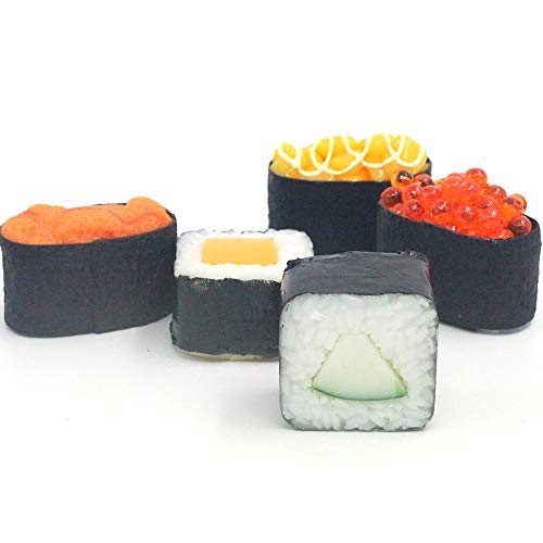 Nice Purchase Artificial Sushi Sample Fake Food Simulation Realistic Lifelike Nigiri Onigiri Dessert For Decoration Display Props Model Rice Roll #TOP3