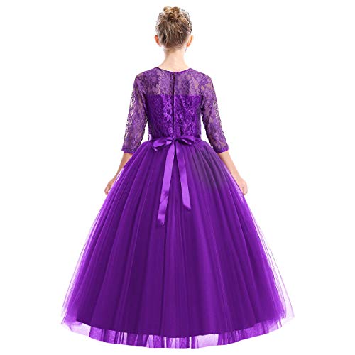 Robe de princesse violette pour réaliser les rêves des jeunes filles - 3