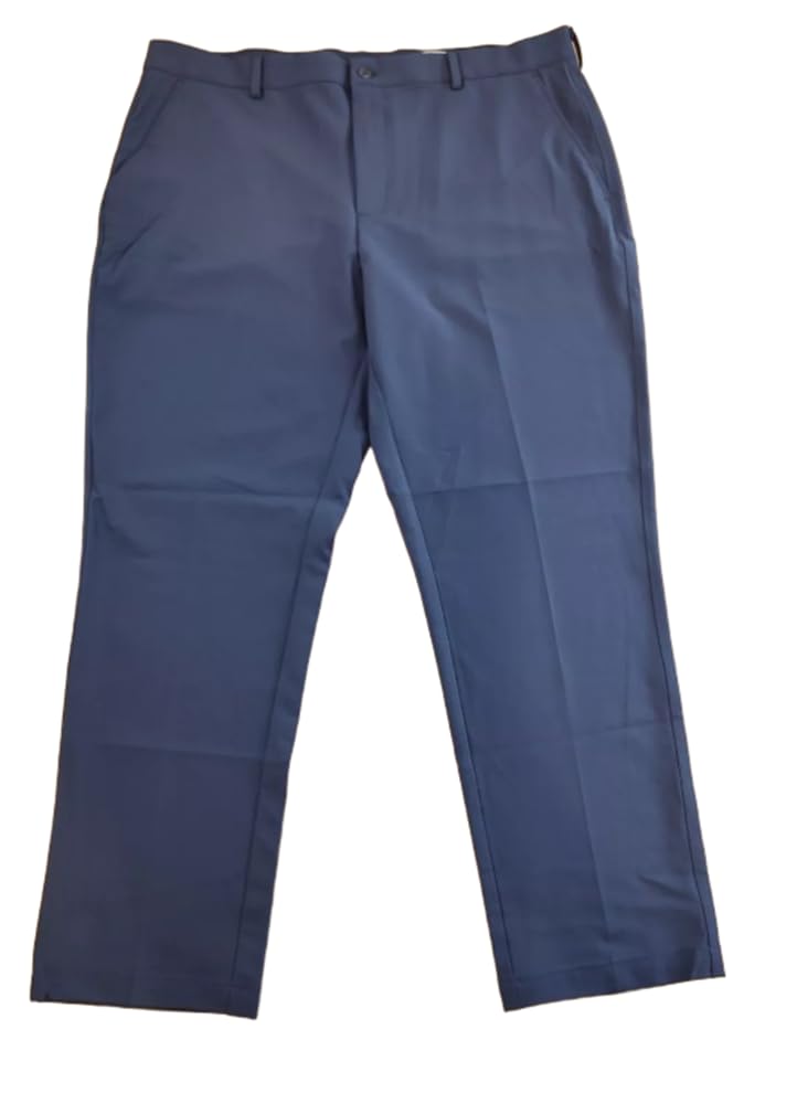 Greg Norman Men's Performance Classic Pants (US, Waist Inseam, 40, 29, Regular, Regular, Blue)