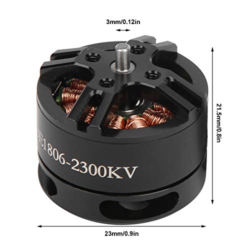 Motor BE1806 2300KV repuesto de motor sin escobillas duradero para cuadricóptero RC 4