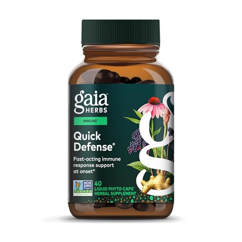 Gaia Herbs Quick Defense - Fast-Acting Immune Support Supplement* -