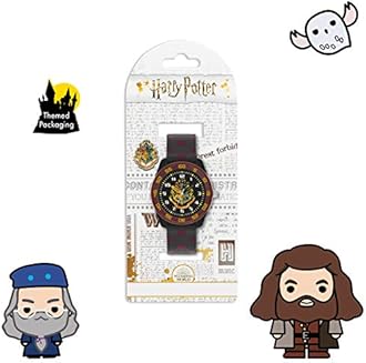 Harry Potter Boy's Analog Quartz Watch with Silicone Strap HP9050ARG