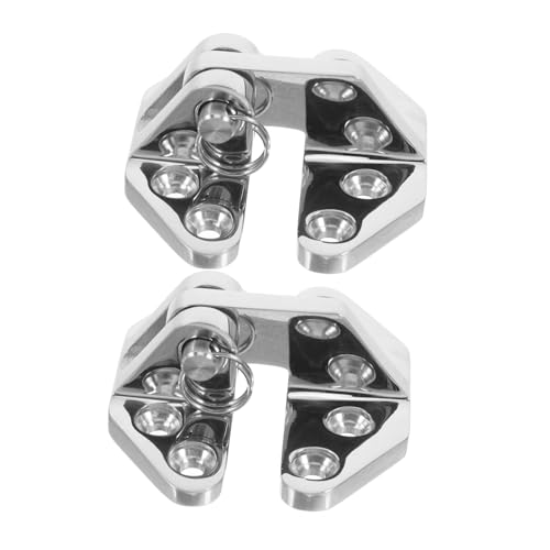 PRETYZOOM Marine Hatch Hinge Stainless Steel Boat Hinge Marine Grade for Deck Gate Bass Boat
