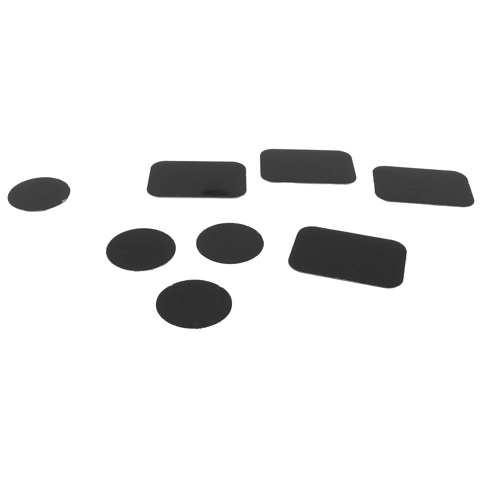 KIMISS 8 Pegatinas Autoadhesivas de Placas de Metal para Soporte Magnético para Coche, Soporte Magnético para Teléfono, Placas de Metal para Soporte de Teléfono, Pegatinas Magnéticas