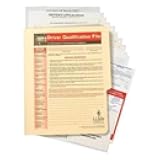 Driver Qualification File Packet 2-pk. - Snap-Out Format, 11.75