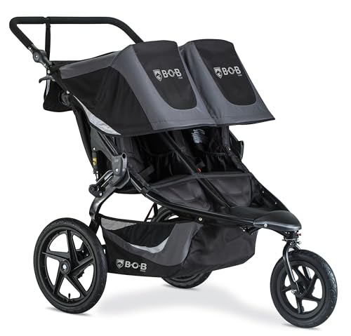 BOB Gear Revolution Flex 3.0 Duallie Jogging Stroller, Double Stroller, Graphite Black by BOB Gear - Image 9