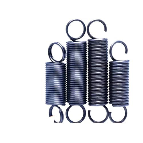 Stainless Steel Small Tension Spring with S Hook and O Ring Stretching DIY Toy Spring Wire Diameter 0.9mm (Color : 40mm(10pcs), Size : 9MM_0.9MM(Ring))