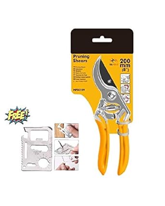 KROST Flower, Gardening Scissor, Leaf Cutter, Pruning Shear With Multi-Tool