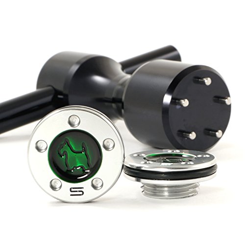 19th Hole Custom Shop 2 of 5g Green Weights Wrench for Scotty Cameron Fastback, Squareback and Roundback Putters, Scottie Dog (Black)