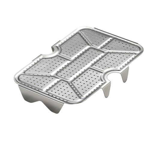 Puerta de cocción al vapor al aire libre - 304 Inserto de acero inoxidable Estropajo de vapor, vapor de vapor de acero inoxidable, vaporizador a base de alimentos de vapor, red inferior del almuerzo