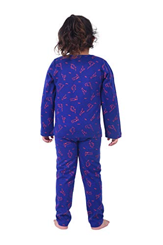 Image of Boys & Girls Premium Cotton Full Sleeves Print T-Shirt & Pyjama Set | Kids Clothing Set | Loungewear | Nightwear