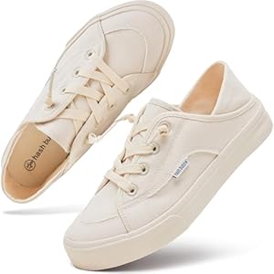 hash bubbie Women’s Slip on Shoes Canvas Shoes Non Slip Fashion Sneakers for Women Low Top Loafers