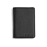Brookstone Travel Passport Wallet - RFID-Blocking Passport Cover Vaccine Card Organizer – Credit Card Wallet for Men and Women, Black