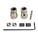 FYSETC 3D Printer Accessories Upgrade MK2/MK3 Parts Drive Gear Kit Cloned B tech Dual Gears Steel Pulleys Kit Gears Extrusion Wheel for DIY Prusa i3