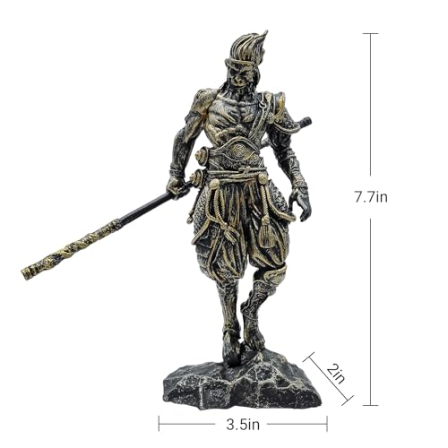 Figura Sun Wu Kong Decoración Hogar 7.7 in PVC miniatura 2