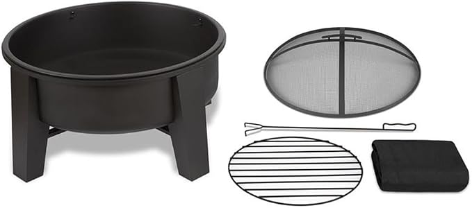Brasero Real Flame Forsyth 360-BLK Negro miniatura 7