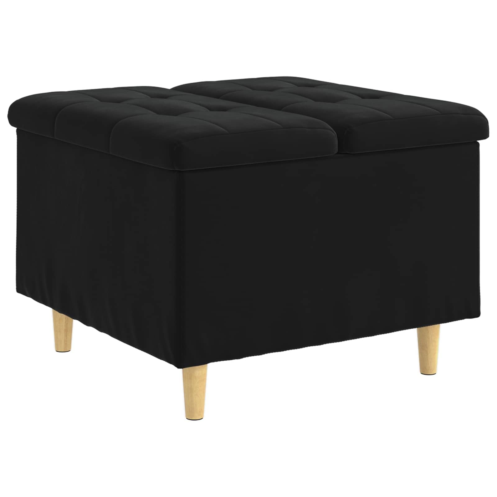 Pouf de rangement polyvalent pour salon et salle à manger