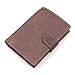Trifold Wallet Mens Wallets Card Holder Case Leather Wallets with Double ID Windows