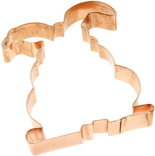 Old River Road Bunny Shape Cookie Cutter, Copper