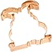 Old River Road Bunny Shape Cookie Cutter, Copper