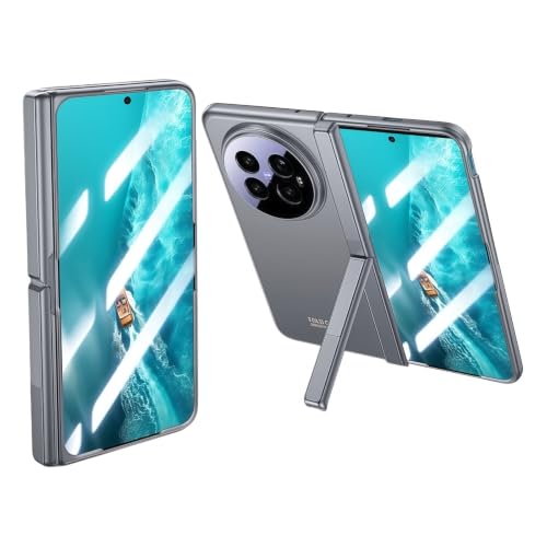 Protégez la charnière de votre Vivo X Fold6 avec cet étui antichoc gris fin