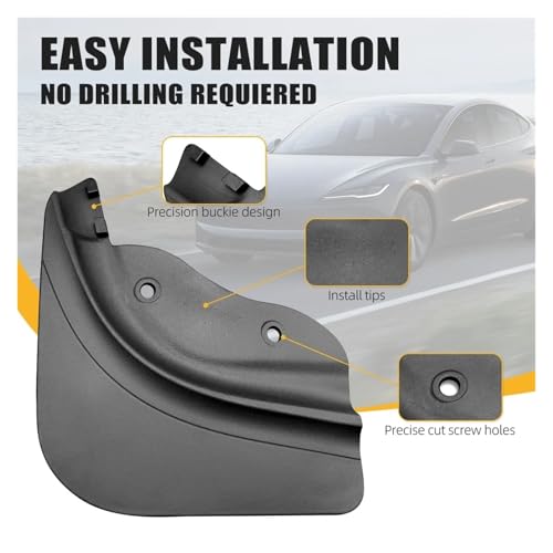 Garde-boue Tesla Model Y accessoires de protection de roue voiture 2025 2026 - 4
