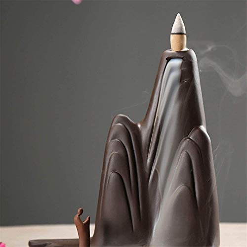 Sculpture de jardin avec porte-encens cascade pour terrasse zen - 2