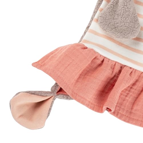 SIGIKID Schnuffeltuch Maus rosa Baby Schmusetuch - Spielzeug Stofftier Kuscheltier – Stofftuch für Neugeborene - Plüschtier zum Trösten für Babys und Kleinkinder ab Geburt geeignet