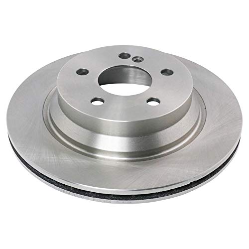 TRQ Rear Brake Pad and Rotor Set Semi Metallic Vented Rotors Compatible with 2003-2005 E320 2003-2006 E500 2006 CLS500 2006-2016 E350 2007-2009 E550 2007-2011 CLS550 2013-2016 E400 2015-2016 CLS400 by TRQ - Image 7