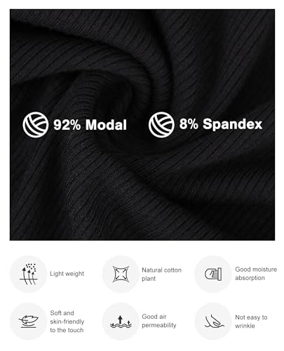 Popilush Midi Dresses for Women - Bodycon Shapewear Sleeveless Crew Neck Dress Summer Party Causal Club Outfits3