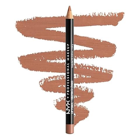 NYX Cosmetics cienka kredka do ust - miękka brązowa