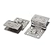 Aexit Bathroom Cabinet Fall Protection Door Wall Mounted Clamp Clips Hinges 2pcs for Safety Clips 8mm-10mm Glass