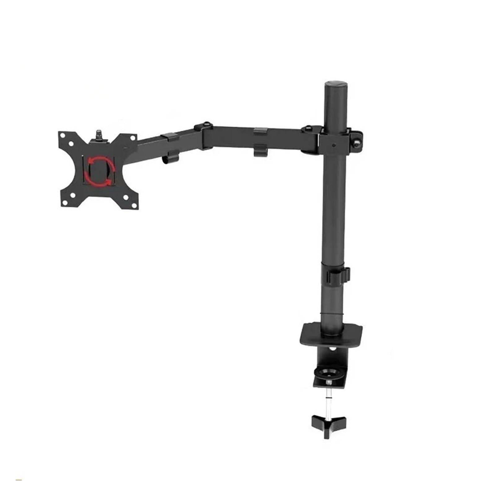 TKJfdTY Dual Monitor Rack Monitor Stand Mount Extension Arm Clip On Desk Screen Stand Adjustable Angle Monitor Stand，One arm