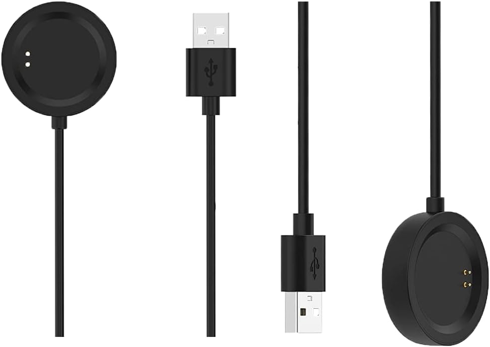 2 Pack Compatible with OnePlus Watch Wireless Charging Dock,Tading Replacement USB Charger Cable Cord Stand for OnePlus Watch - 3.3ft 100cm