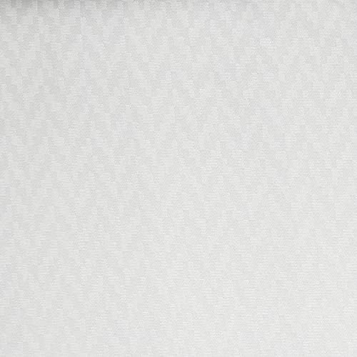 Image of 182 cm (6 ft) Waterproof Shower Curtain with Eyelets | Window Polyester Zigzag Design | Off White Colour | (Pack of 2) | Waterproof Bathroom Shower Curtain | 182 L x 121 W cm