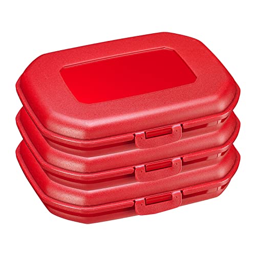 Quadratische Brotdose 'Indianerbär' – 12 Cm, BPA-frei, Für Kindergarten Und Schule