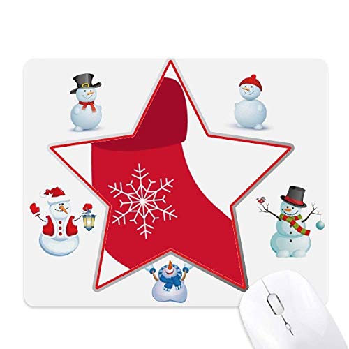 Tapis de souris Noël bonhomme de neige, idée cadeau de fête