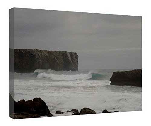 Toile murale Sagres haut de gamme avec cadre en bois et finition premium