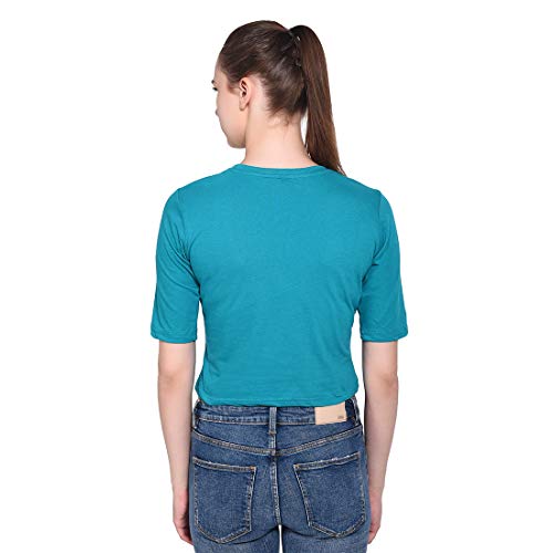 Image of Geum Women's Cotton Round Neck Half Sleeve Top
