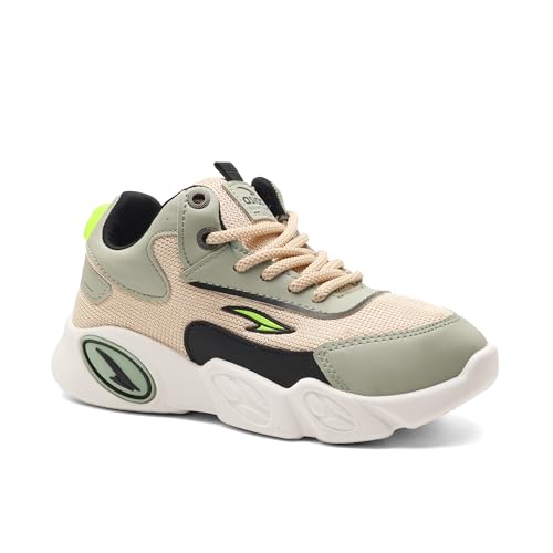Image of ASIAN Kids VISION-11 Stylish Casual Chunky Sneakers with Laces for Boys, Trendy and Comfortable Shoes Perfect, Walking, and Outdoor Play, Lightweight and Durable Design Suitable for Kids