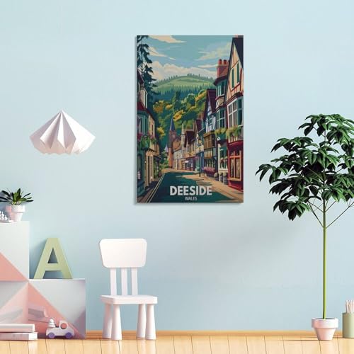 Poster Deeside impression sur toile premium de 40 x 60 cm - 4