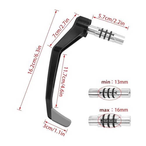 Leviers de frein moto 7/8 pouces 22mm avec poignée d'embrayage